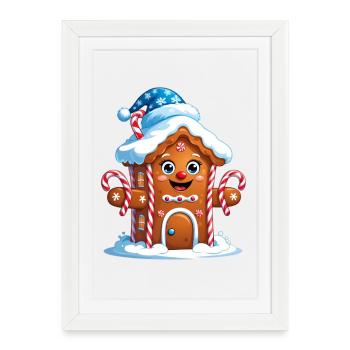 Pain d’épices Festhaus Fröhlich - Affiche encadrée (27 × 37 cm) - blanc - Devant