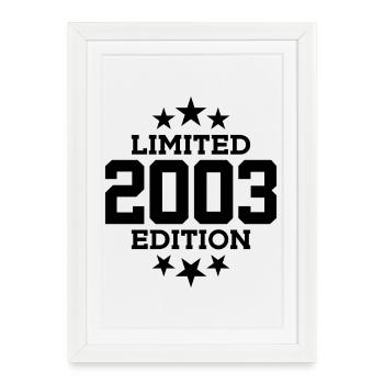 LIMITED EDITION 2003 23RD BIRTHDAY - Framed poster (27 × 37 cm) - white - Front