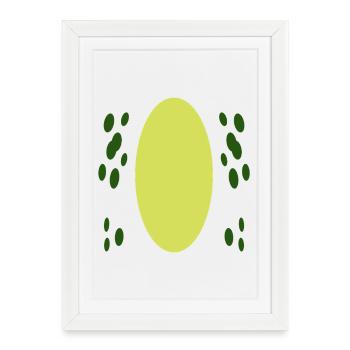 Funny Frog Halloween Costume DIY Frog Animal - Framed poster (27 × 37 cm) - white - Front
