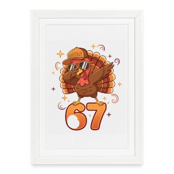 Capuchon à rainure Turkey 67 - Affiche encadrée (27 × 37 cm) - blanc - Devant
