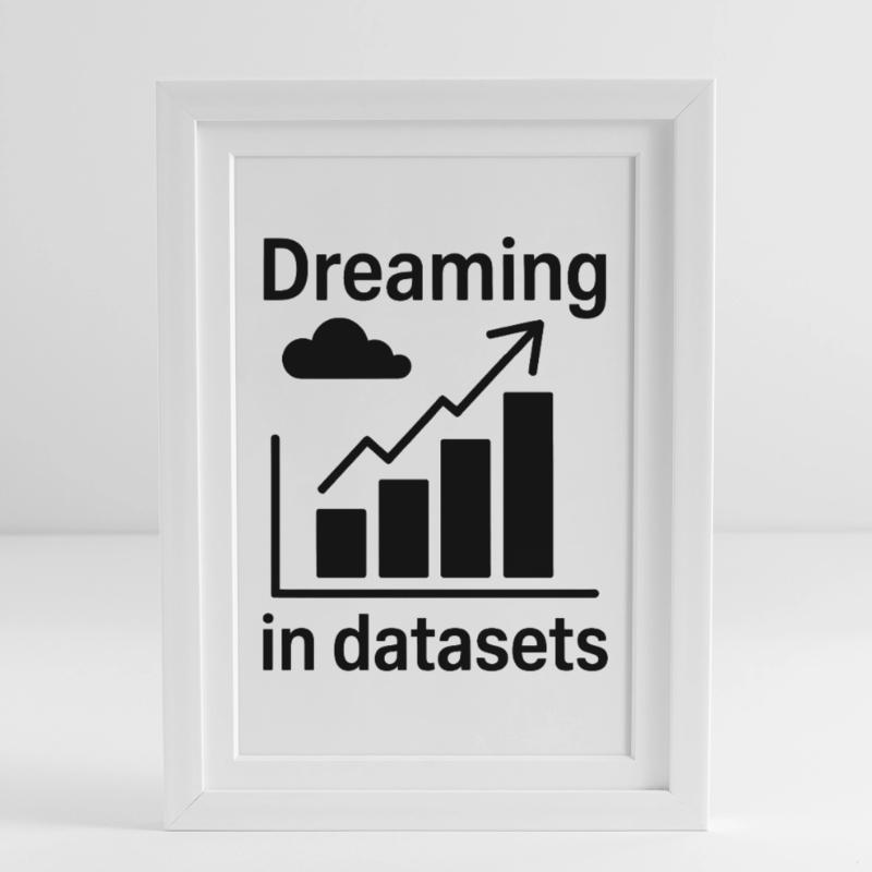 Data Analyst Saying Funny Data Analyst Gift Framed poster (27 × 37 cm)