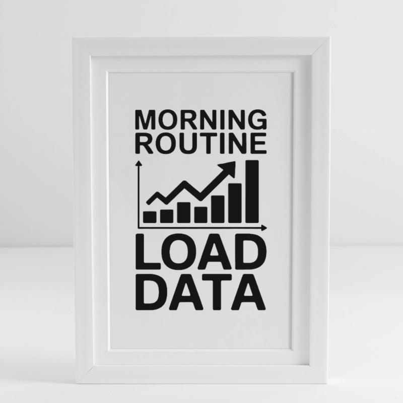 Data Analyst Saying Funny Data Analyst Gift Framed poster (27 × 37 cm)