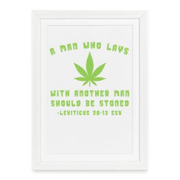 Green freedom and diversity - Framed poster (27 × 37 cm) - white - Front