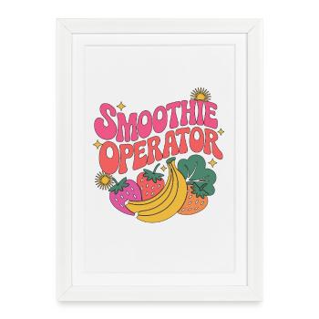 Nutritionist Smoothie Operator Nutritional Coach - Framed poster (27 × 37 cm) - white - Front