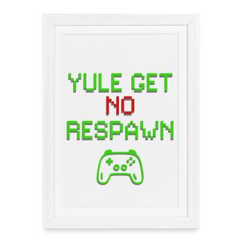Yule n’a pas de réapparition - Affiche encadrée (27 × 37 cm) - blanc - Devant