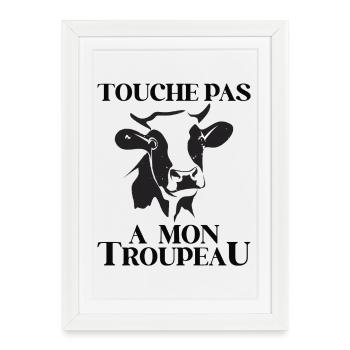 Farmer Agriculture Lumpy Skin - Framed poster (27 × 37 cm) - white - Front