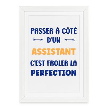 Skip a wizard - Framed poster (27 × 37 cm) - white - Front