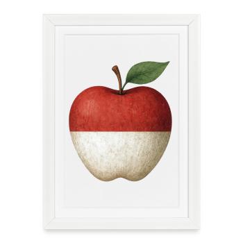Monaco - Affiche encadrée (27 × 37 cm) - blanc - Devant