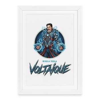 Electric Voltaic - Framed poster (27 × 37 cm) - white - Front