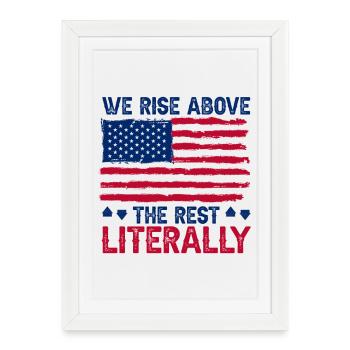 Elevator Technician Rise Above The Rest Literally - Framed poster (27 × 37 cm) - white - Front