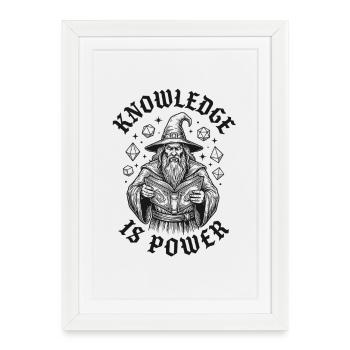 Magic Failed Time For Lead Wizard Fantasy Meme - Framed poster (27 × 37 cm) - white - Front
