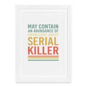 Krimi True Crime - Framed poster (27 × 37 cm) - white - Front