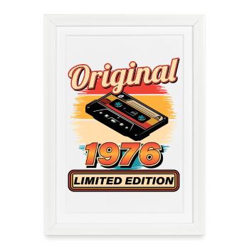Original 1976 Limited Edition - Framed poster (27 × 37 cm) - white - Front