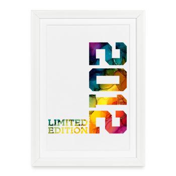 LIMITED EDITION 2012 14 YEARS 14TH BIRTHDAY - Framed poster (27 × 37 cm) - white - Front