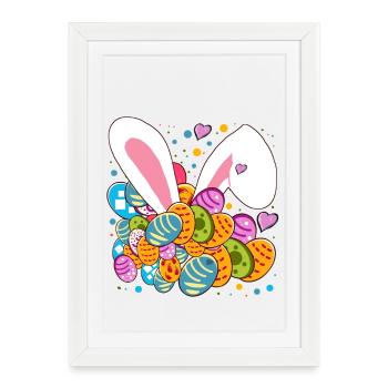 Oster Kawaii Aesthetics - Framed poster (27 × 37 cm) - white - Front