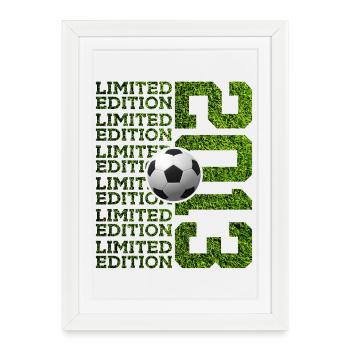 ÉDITION LIMITÉE 2013 FOOTBALL 13E ANNIVERSAIRE - Affiche encadrée (27 × 37 cm) - blanc - Devant