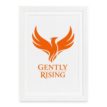 Heilungsreise Zur Transformation Innerer Stärke - Affiche encadrée (27 × 37 cm) - blanc - Devant