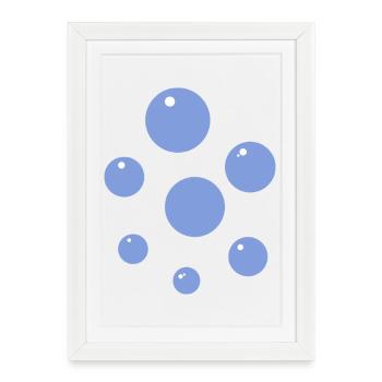 Bubble - Framed poster (27 × 37 cm) - white - Front