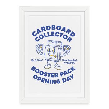 Journée d’ouverture du Pack-Booster Collector en carton - Affiche encadrée (27 × 37 cm) - blanc - Devant