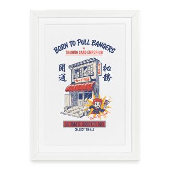 Born To Pull Bangers Ultimate Booster Box - Framed poster (27 × 37 cm) - white - Front