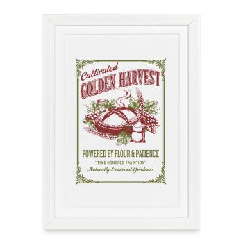 Pain au levain pâtissier Pain au levain Boulanger local - Affiche encadrée (27 × 37 cm) - blanc - Devant