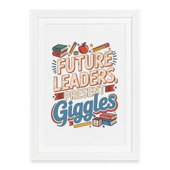 Elementary Teacher Future Leaders Teaching Career - Framed poster (27 × 37 cm) - white - Front