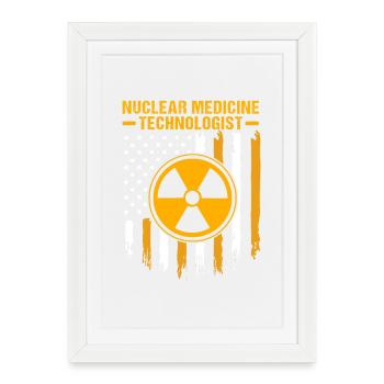 Technicien en radiologie - Affiche encadrée (27 × 37 cm) - blanc - Devant