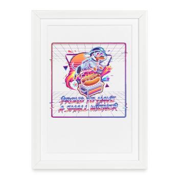 Fier d’avoir un peu de Viennois - Affiche encadrée (27 × 37 cm) - blanc - Devant