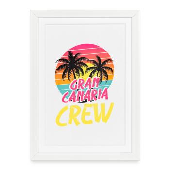 Équipage de Gran Canaria - Affiche encadrée (27 × 37 cm) - blanc - Devant