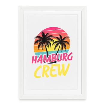 Équipage de Hambourg - Affiche encadrée (27 × 37 cm) - blanc - Devant