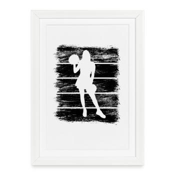 Cheerleader Girls - Framed poster (27 × 37 cm) - white - Front