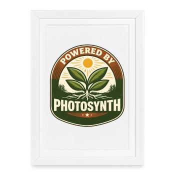 Ecologist Ecology Powered By Photosynth - Framed poster (27 × 37 cm) - white - Front