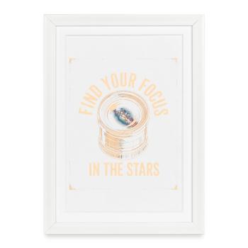 Find Your Focus in the Stars - Framed poster (27 × 37 cm) - white - Front