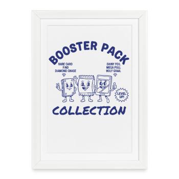 Collection de boosters Carte rare Trouver du Feuillet Brillant - Affiche encadrée (27 × 37 cm) - blanc - Devant