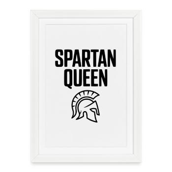 Spartan Queen - Framed poster (27 × 37 cm) - white - Front