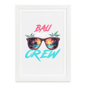 Équipe de la fête de Bali - Affiche encadrée (27 × 37 cm) - blanc - Devant