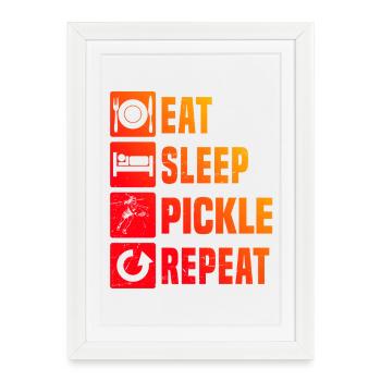 Pickleball professional design for pickleball player fans - Framed poster (27 × 37 cm) - white - Front