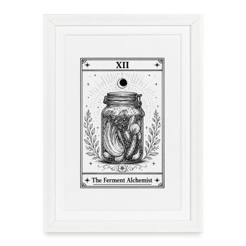 The Ferment Alchemist | Tarot Card - Framed poster (27 × 37 cm) - white - Front