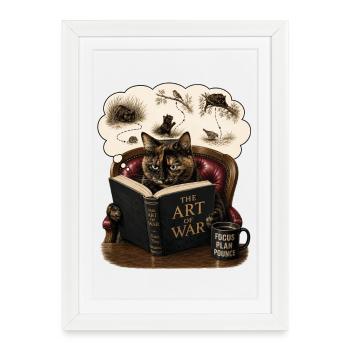 L’Art de la guerre - Affiche encadrée (27 × 37 cm) - blanc - Devant