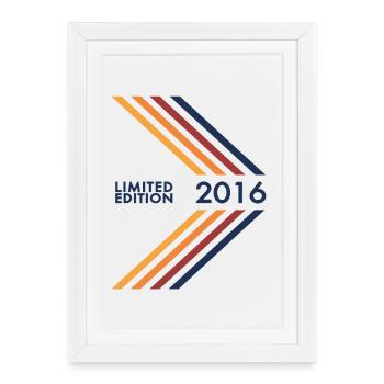 2016 Limited Edition Birthday Girls Boys - Framed poster (27 × 37 cm) - white - Front