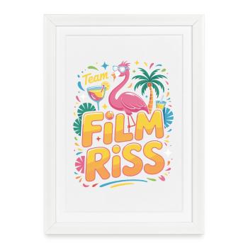 Équipe de Majorque Filmriss Party JGA Équipe de la fête Malle - Affiche encadrée (27 × 37 cm) - blanc - Devant