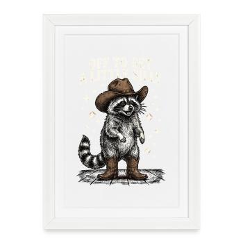 Off To Get A Little Silly - Framed poster (27 × 37 cm) - white - Front