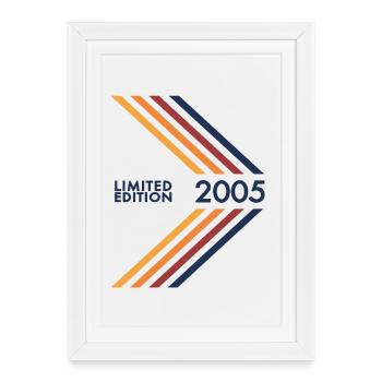 2005 Limited Edition Birthday Man Wife - Framed poster (27 × 37 cm) - white - Front