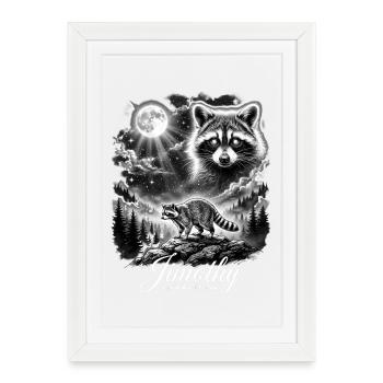 Jimothy – The Wild Legend of Seattle - Framed poster (27 × 37 cm) - white - Front