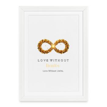 LOVE_WITHOUT_LIMITS_-_Love_Series - Framed poster (27 × 37 cm) - white - Front