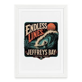 Baie de Jeffreys - Affiche encadrée (27 × 37 cm) - blanc - Devant