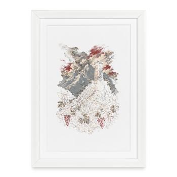 Géorgie Géorgienne Tbilissi Sakartvelo - Affiche encadrée (27 × 37 cm) - blanc - Devant