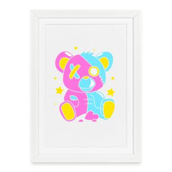 Pastel Gothic - Framed poster (27 × 37 cm) - white - Front