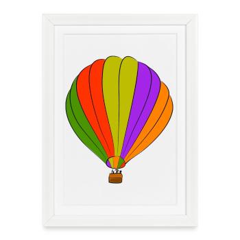 aviation - Affiche encadrée (27 × 37 cm) - blanc - Devant