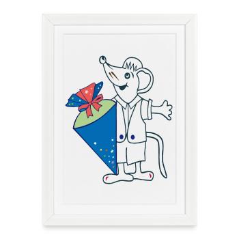 School Sugar Cone - Framed poster (27 × 37 cm) - white - Front